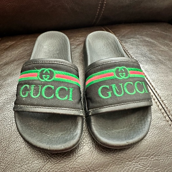 Toddler Sandals Gucci Slides Boys Boys Gucci Slides Size 29